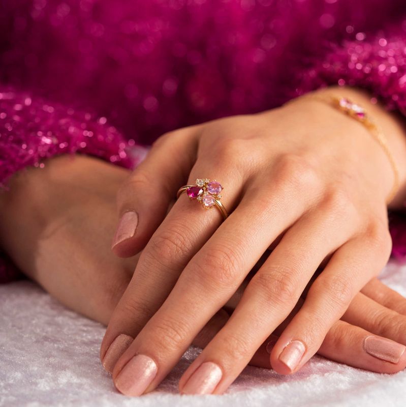 GLAM RING MED ROSA TONER