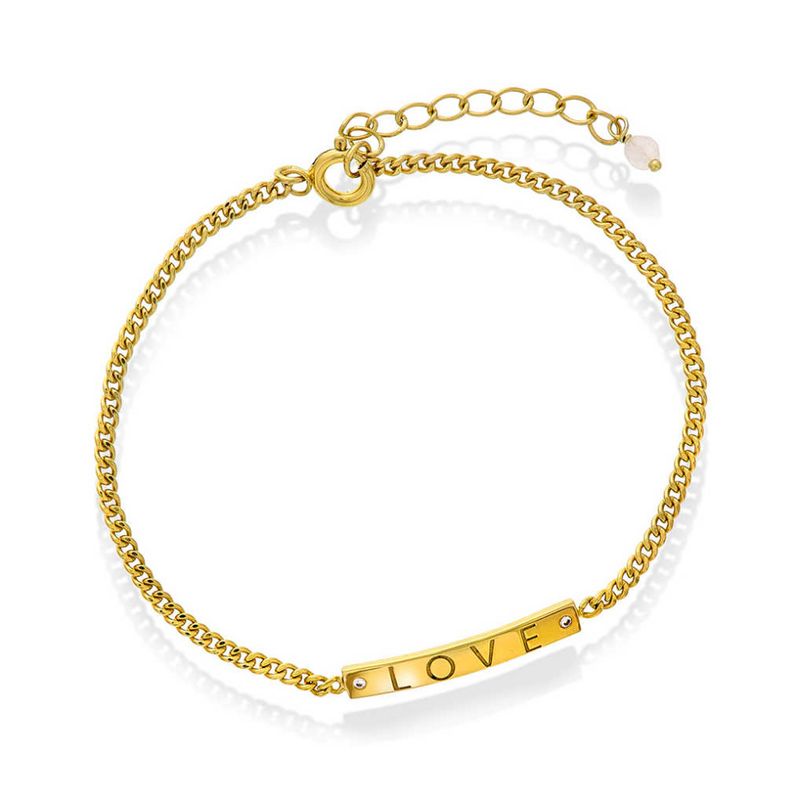 BELIEVE IN LOVE armbånd rosenkvarts 221405