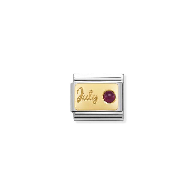 Hovedbilde NOMINATION Classic MONTH STONE in steel, stones and 18k ...