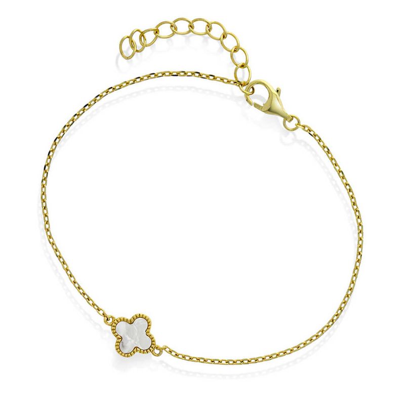 KLØVER ARMBÅND PERLEMOR 991692