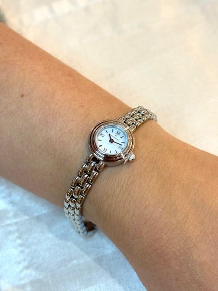 Antique Sølvfarget / Hvit 19mm